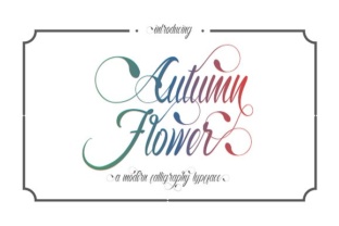 Autumn Flower Font: A Handwritten Typeface for a Professional Brand