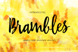 Brambles Typeface: Elevate Handmade Labels and Invitations