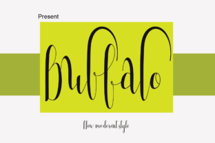 Buffalo Font: A Playful Script for Crafty Creations