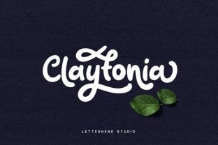 Claytonia: A Bold Script Font for Editorial Design