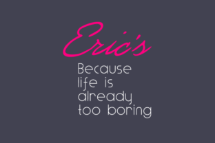 Eric s: A Handwritten Font for Editorial Elegance