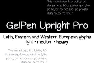 GelPen Upright Pro: The Quirky Handwritten Typeface for Creative Sellers