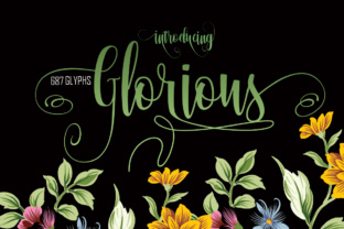 Glorious Font: Elevate Your Brand with Modern Calligraphy
