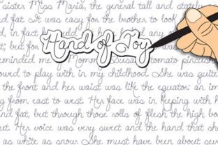 Hand of Joy Font: A Script Amp for Creative Crafters
