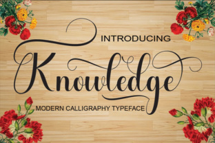 Knowledge Typeface: A Designer’s Take on Naldy Studio’s Flowing Script