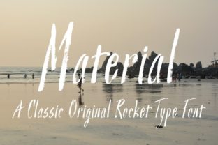 Material Regular: The Grunge Typeface for Bold Digital Campaigns