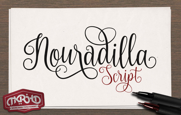 Nouradilla Script Free Version: A Graceful Typeface for Editorial Elegance