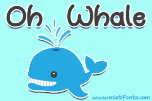 Oh Whale: A Handwritten Font for Editorial Designers