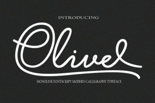 Olive: A Handmade Font That Feels Like a Hug