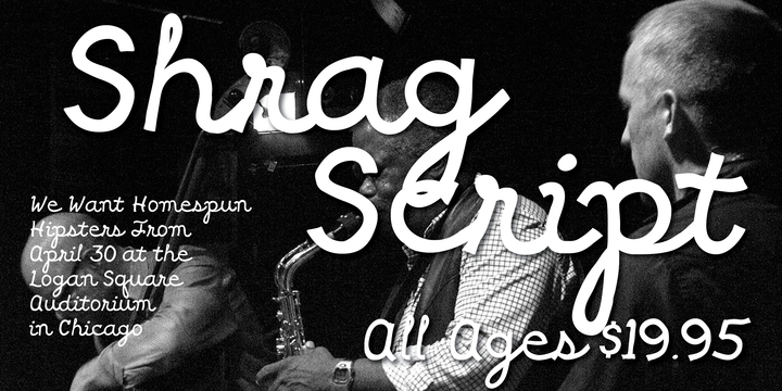 Shrag Script: A Handwritten Typeface for Modern Web Design