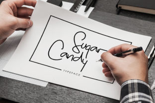 Sugar Candy Typeface: A Playful Script for Branding with Heart
